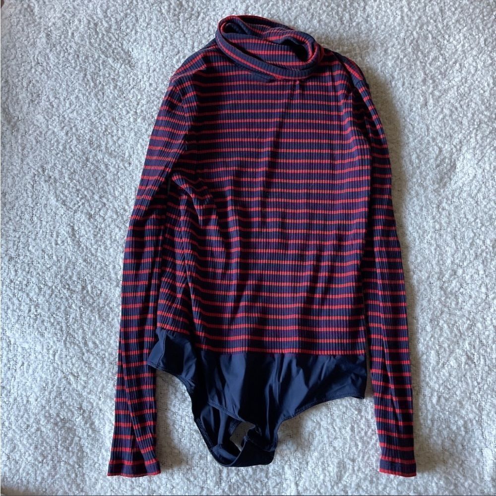 J crew xl striped Bodysuit‎